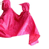 Max Oxford Raincoat Rider Covers Cape E-Bike Motorcycle Double Poncho Pink