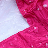 Max Oxford Raincoat Rider Covers Cape E-Bike Motorcycle Double Poncho Pink