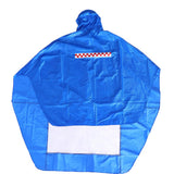 Max Cycling Bicycle Bike Raincoat Rain Cape Poncho Cloth Rainproof Royal Blue