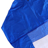 Max Cycling Bicycle Bike Raincoat Rain Cape Poncho Cloth Rainproof Royal Blue