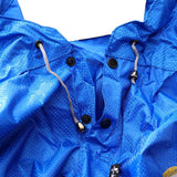 Max Cycling Bicycle Bike Raincoat Rain Cape Poncho Cloth Rainproof Royal Blue