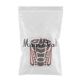 Max Anti-Slip Tank Pad Knee Protectors Gas Tank Stickers for Motorcycle Red