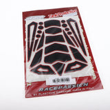 Max Anti-Slip Tank Pad Knee Protectors Gas Tank Stickers for Motorcycle Red