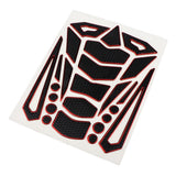 Max Anti-Slip Tank Pad Knee Protectors Gas Tank Stickers for Motorcycle Red