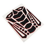 Max Anti-Slip Tank Pad Knee Protectors Gas Tank Stickers for Motorcycle Red