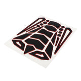 Max Anti-Slip Tank Pad Knee Protectors Gas Tank Stickers for Motorcycle Red