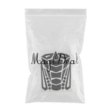 Max Anti-Slip Tank Pad Knee Protectors Gas Tank Stickers for Motorcycle Black
