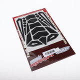 Max Anti-Slip Tank Pad Knee Protectors Gas Tank Stickers for Motorcycle Black