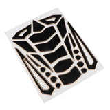 Max Anti-Slip Tank Pad Knee Protectors Gas Tank Stickers for Motorcycle Golden