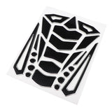 Max Anti-Slip Tank Pad Knee Protectors Gas Tank Stickers for Motorcycle Silver