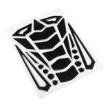 Max Anti-Slip Tank Pad Knee Protectors Gas Tank Stickers for Motorcycle Silver