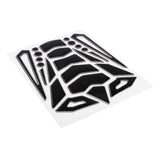 Max Anti-Slip Tank Pad Knee Protectors Gas Tank Stickers for Motorcycle Silver
