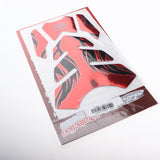 Max 1Set Rubber Fuel Tanks Traction Pads for Suzuki GSXR/GSR 600/750/1000 Red