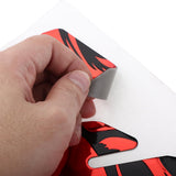 Max 1Set Rubber Fuel Tanks Traction Pads for Suzuki GSXR/GSR 600/750/1000 Red