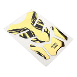 Max 1Set Rubber Fuel Tanks Traction Pads for Suzuki GSXR/GSR 600/750/1000 Yellow