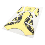 Max 1Set Rubber Fuel Tanks Traction Pads for Suzuki GSXR/GSR 600/750/1000 Yellow