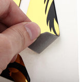 Max 1Set Rubber Fuel Tanks Traction Pads for Suzuki GSXR/GSR 600/750/1000 Yellow