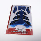 Max 1Set Rubber Fuel Tanks Traction Pads for Suzuki GSXR/GSR 600/750/1000 Blue