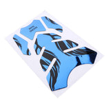 Max 1Set Rubber Fuel Tanks Traction Pads for Suzuki GSXR/GSR 600/750/1000 Blue