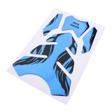 Max 1Set Rubber Fuel Tanks Traction Pads for Suzuki GSXR/GSR 600/750/1000 Blue