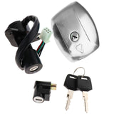 Max Ignition Switch Lock+Fuel Gas Tank Cover+Steering Lock Set for Suzuki GS125