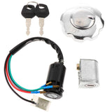 Maxbell Electric Ignition Switch Key Oil Tank Gas Cap for Honda CG125 ZJ125 ATV