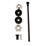 Max Frame Sliders Crash Falling Protector for Kawasaki Silver + Black