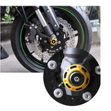Max Frame Sliders Crash Falling Protector for Kawasaki Yellow + Black
