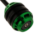 Max Frame Sliders Crash Falling Protector for Kawasaki Green + Black