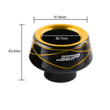 Max 2 PCS Motorcycle Front Fork Cup Drop Resistance Universal  Yellow + Black