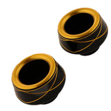 Max 2 PCS Motorcycle Front Fork Cup Drop Resistance Universal  Yellow + Black