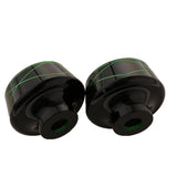 Max Maxb 2 PCS Motorcycle Front Fork Cup Drop Resistance Universal  Green + Black