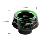 Max Maxb 2 PCS Motorcycle Front Fork Cup Drop Resistance Universal  Green + Black