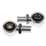Maxbell 1 Pair Eye Adapter Eye End For Motorcycle Scooter Shock Absorber 10mm Sliver