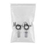 Maxbell 1 Pair Eye Adapter Eye End For Motorcycle Scooter Shock Absorber 12mm Sliver