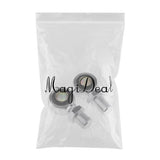 Maxbell 1 Pair Eye Adapter Eye End For Motorcycle Scooter Shock Absorber 14mm Sliver