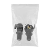 Maxbell One Pair Eye Adapter Eye End For Motorcycle Scooter Shock Absorber Black