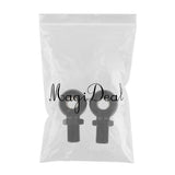 Maxbell 1 Pair Eye Adapter Eye End For Motorcycle Scooter Shock Absorber 12mm Black
