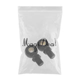 Maxbell 1 Pair Eye Adapter Eye End For Motorcycle Scooter Shock Absorber Black