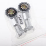 Maxbell 2Pcs Eye Adapters for Motorcycle Scooter Shock Absorber - Silver 10mm