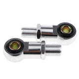 Maxbell 2Pcs Eye Adapters for Motorcycle Scooter Shock Absorber - Silver 10mm