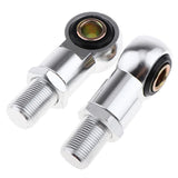 Maxbell 2Pcs Eye Adapters for Motorcycle Scooter Shock Absorber - Silver 10mm
