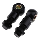 Maxbell 2Pcs Eye Adapters for Motorcycle Scooter Shock Absorber - Black 10mm
