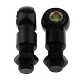 Maxbell 2Pcs Eye Adapters for Motorcycle Scooter Shock Absorber - Black 10mm