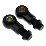 Maxbell 2Pcs Eye Adapters for Motorcycle Scooter Shock Absorber - Black 10mm