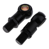 Maxbell 2Pcs Eye Adapters for Motorcycle Scooter Shock Absorber - Black 14mm