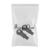 Maxbell 2Pcs Eye Adapters for Motorcycle Scooter Shock Absorber - Black 14mm