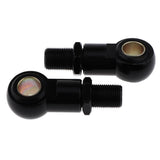 Maxbell 2Pcs Eye Adapters for Motorcycle Scooter Shock Absorber - Black 14mm