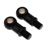 Maxbell 2Pcs Eye Adapters for Motorcycle Scooter Shock Absorber - Black 14mm