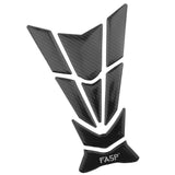 Maxbell Motorcycle Oil Gas Tank Protector Sticker Decal Carbon Fiber T08 Universal